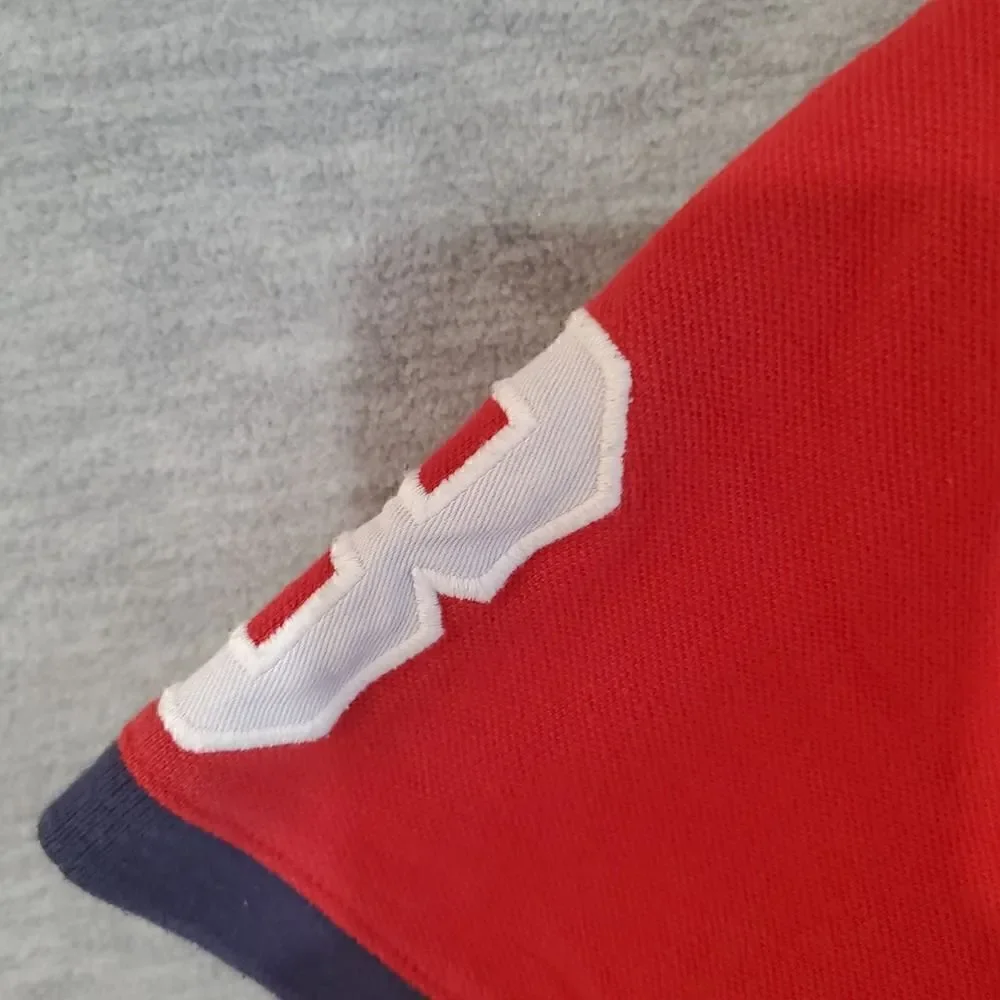Gap Polo Kids XL Red Logo Spellout Pique Shirt